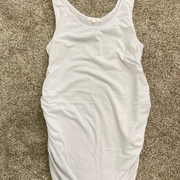Bhome Maternity Tank Tops for Women Ruched Sleeveless | Pregnancy | XL - Picture 1 of 3